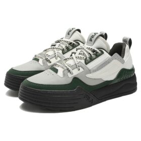 Zapatillas Court Deluxe de caña baja «Gris, blanco y negro»