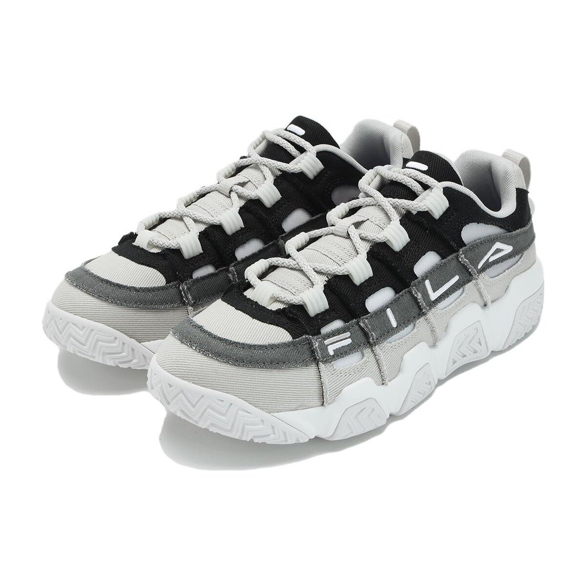 Zapatillas de baloncesto Barricade «Blanco, gris, negro»