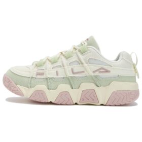 Zapatillas de baloncesto Barricade «Blanco, verde y rosa»