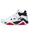 Zapatillas de baloncesto Cage «Blanco y azul marino»