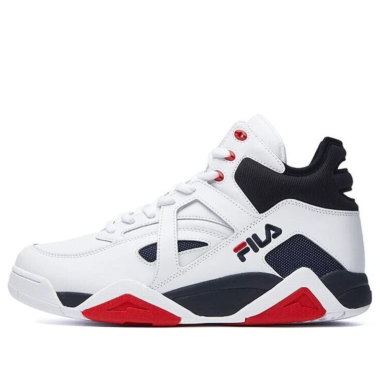 Zapatillas de baloncesto Cage «Blanco y azul marino»