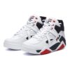 Zapatillas de baloncesto Cage «Blanco y azul marino»
