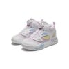 Zapatillas de baloncesto de caña alta para uso diario «Blanco, rosa, azul»