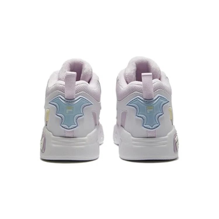 Zapatillas de baloncesto de caña alta para uso diario «Blanco, rosa, azul»