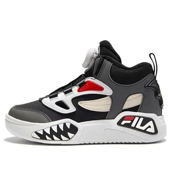 Zapatillas de baloncesto de caña alta para uso diario «Gris, Negro»