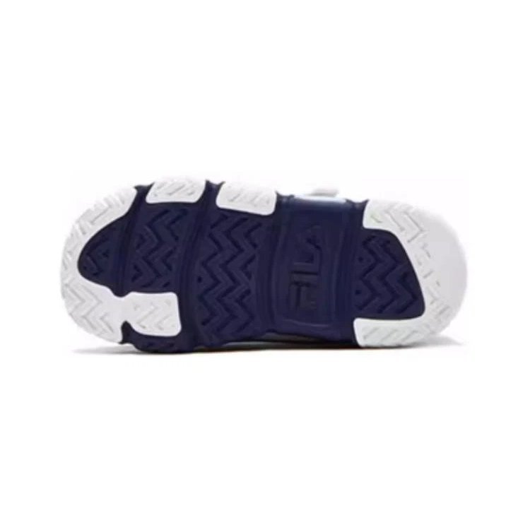 Zapatillas de baloncesto de caña baja «Blanco/Azul marino»