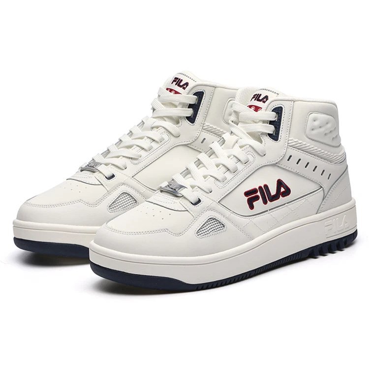 Zapatillas de baloncesto retro de caña alta «Blancas»