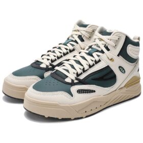 Zapatillas de caña alta «Blanco Verde»