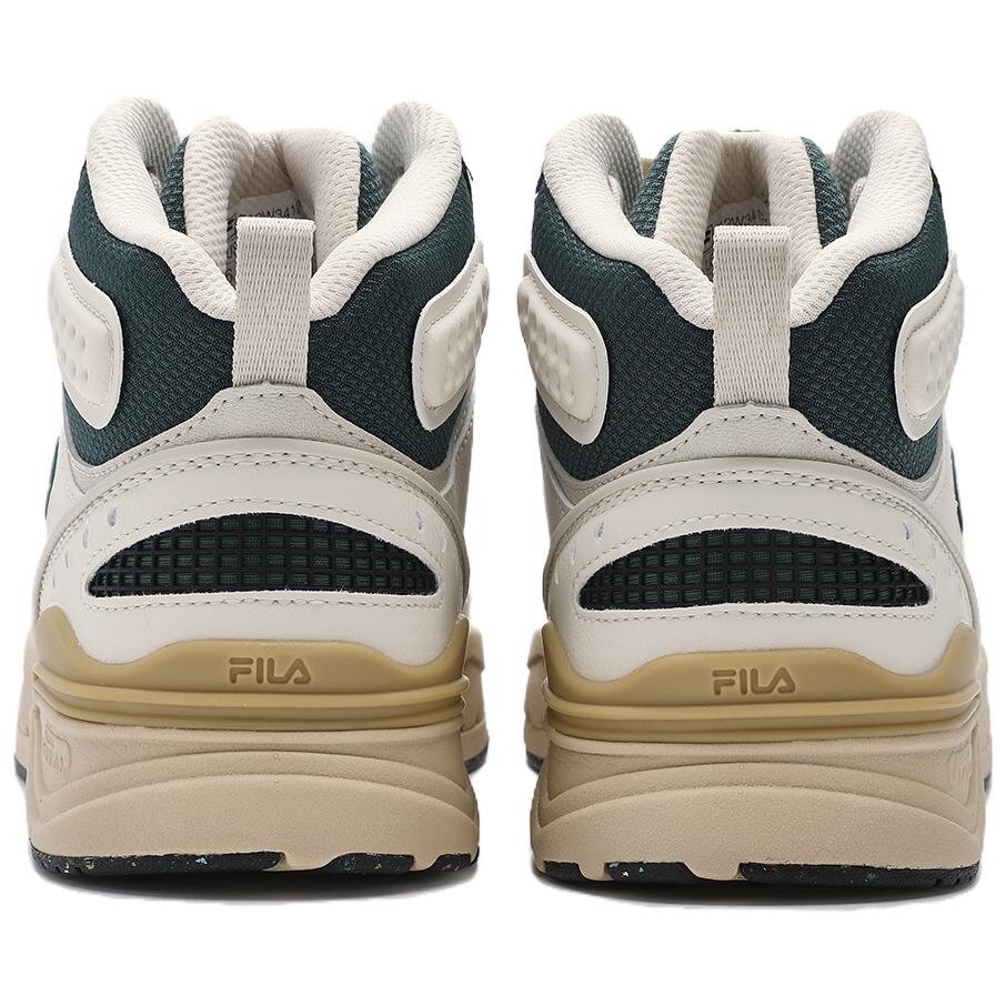 Zapatillas de caña alta «Blanco Verde»
