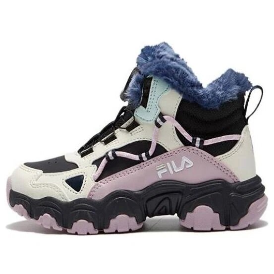 Zapatillas de caña alta «Negro, Blanco, Rosa»