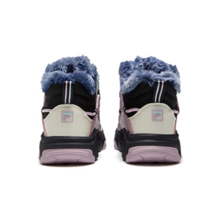 Zapatillas de caña alta «Negro, Blanco, Rosa»