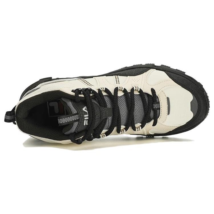 Zapatillas de caña alta Trek 1s «Blanco-Negro»