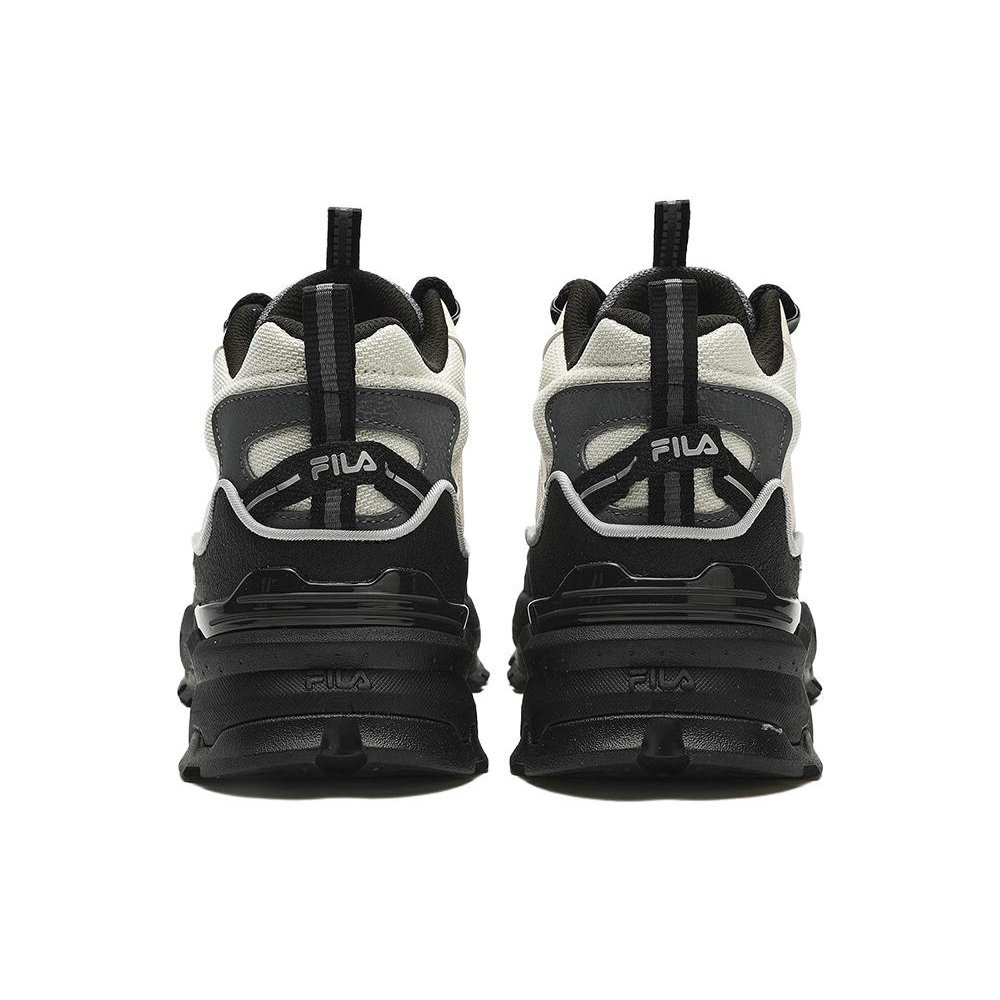 Zapatillas de caña alta Trek 1s «Blanco-Negro»