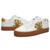 Zapatillas de caña baja, blanco/café