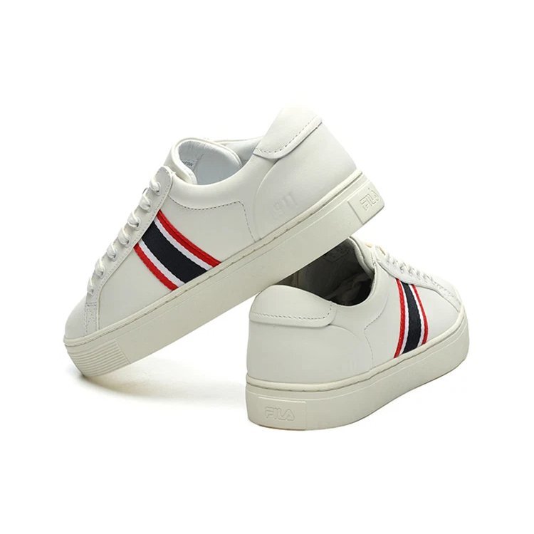 Zapatillas de caña baja «Blanco, Rojo, Negro»