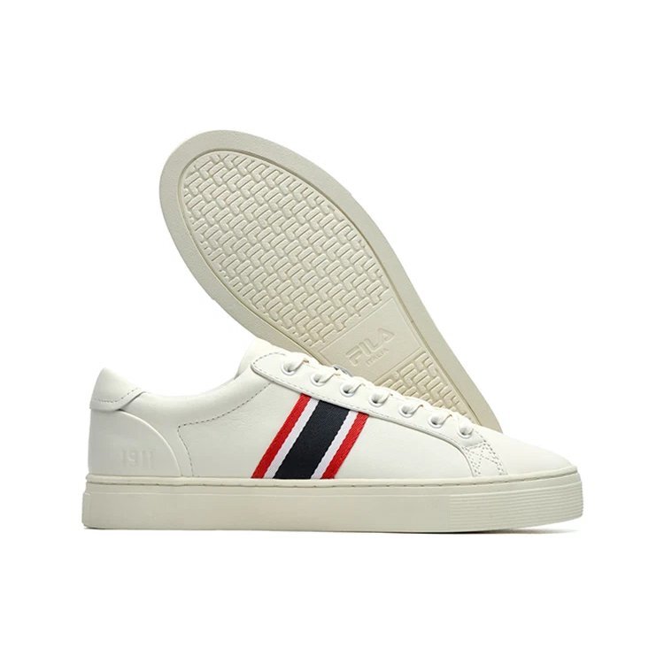 Zapatillas de caña baja «Blanco, Rojo, Negro»