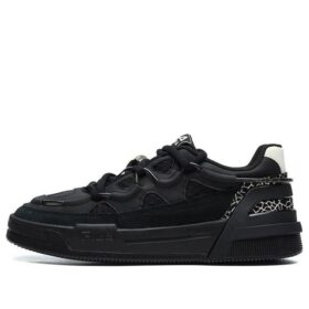 Zapatillas de caña baja Salto «Negro»