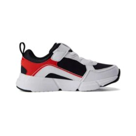 Zapatillas de correr casuales «Blanco, negro y rojo»