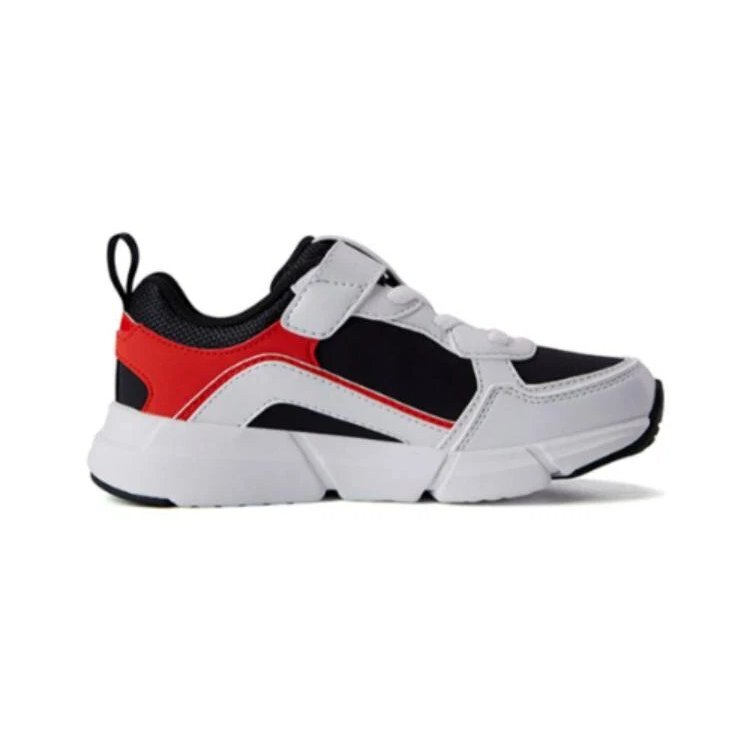 Zapatillas de correr casuales «Blanco, negro y rojo»