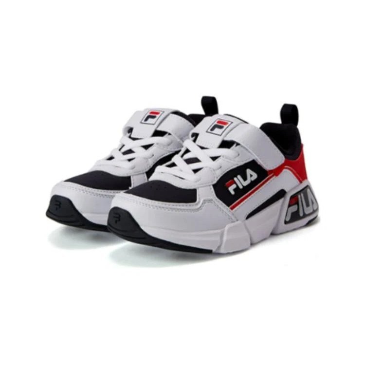 Zapatillas de correr casuales «Blanco, negro y rojo»