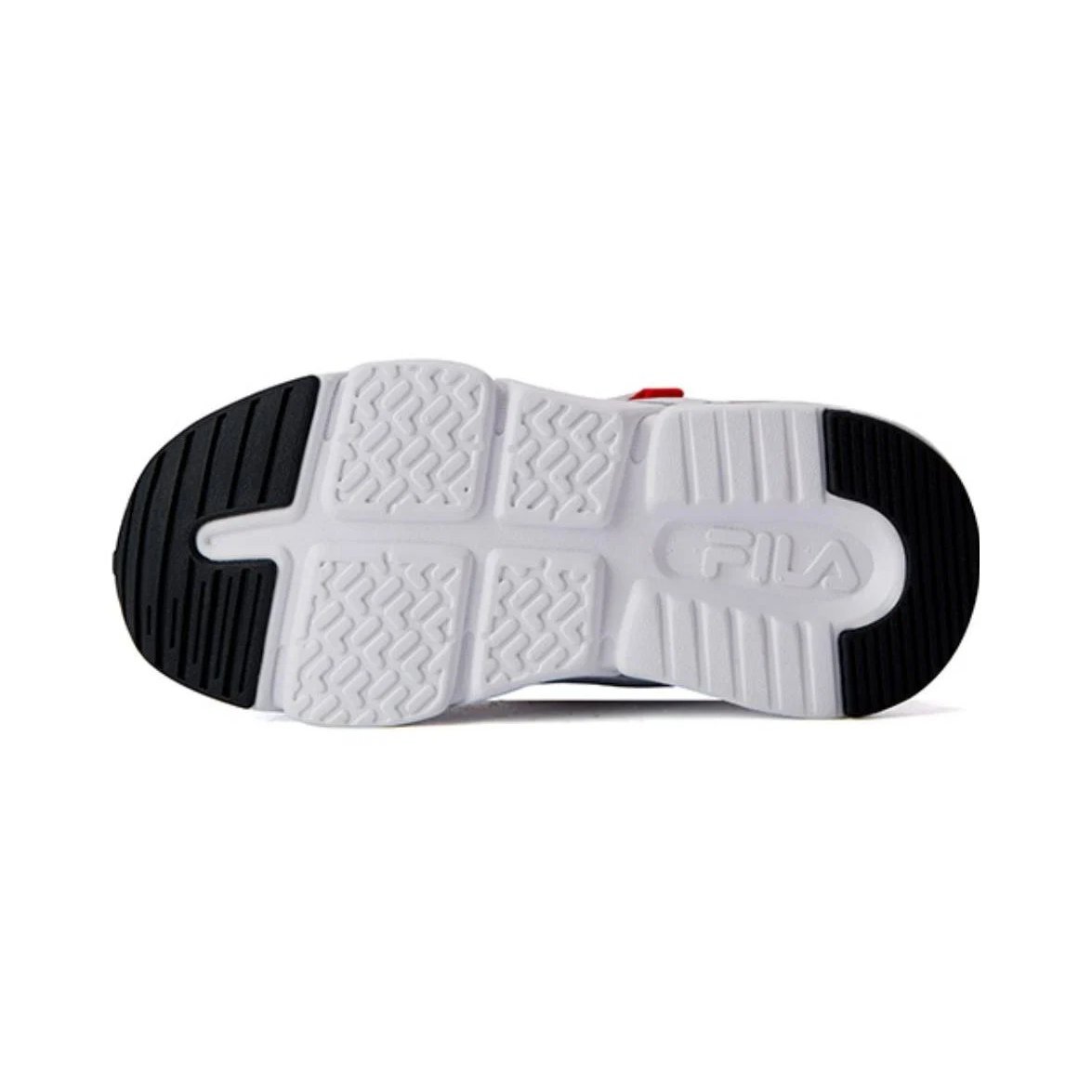 Zapatillas de correr casuales «Blanco, negro y rojo»