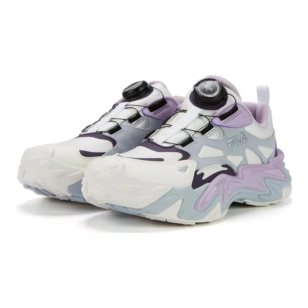 Zapatillas de correr de caña baja «Blanco, morado, azul»