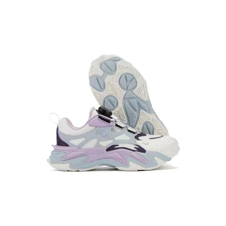 Zapatillas de correr de caña baja «Blanco, morado, azul»