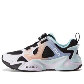 Zapatillas de correr de caña baja BOA «Blanco Naranja Azul»