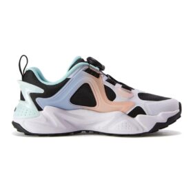 Zapatillas de correr de caña baja BOA «Blanco Naranja Azul»