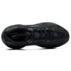 Zapatillas de correr de caña baja con estampado de leopardo, color negro