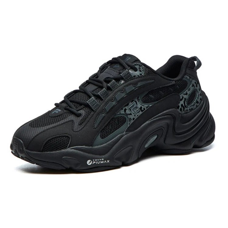 Zapatillas de correr de caña baja con estampado de leopardo en negro/verde