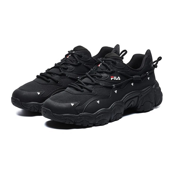 Zapatillas de correr de caña baja «Negro-Blanco»