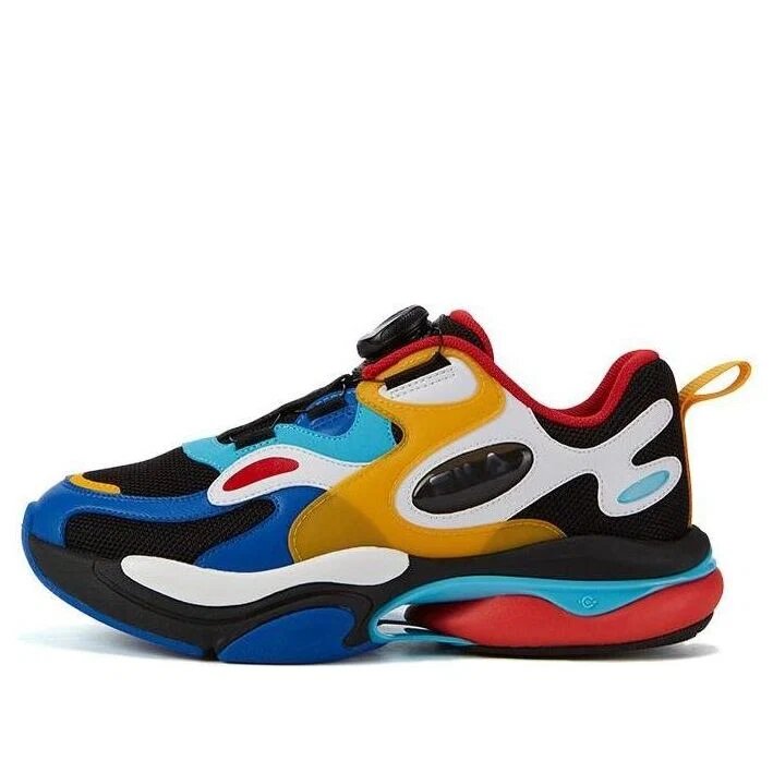 Zapatillas de correr de moda casual «Azul Rojo Naranja»