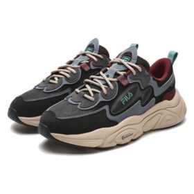 Zapatillas de correr Mars 1S de caña baja «Negro, gris y rojo»