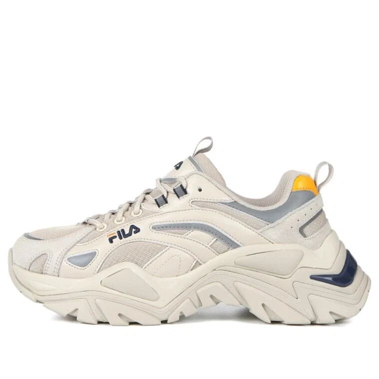 Zapatillas de correr retro Blanco/Gris/Amarillo