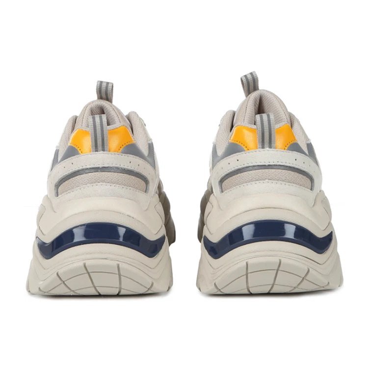 Zapatillas de correr retro Blanco/Gris/Amarillo