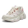 Zapatillas de correr retro Jagger, blanco/rosa