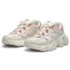 Zapatillas de correr retro Jagger, blanco/rosa