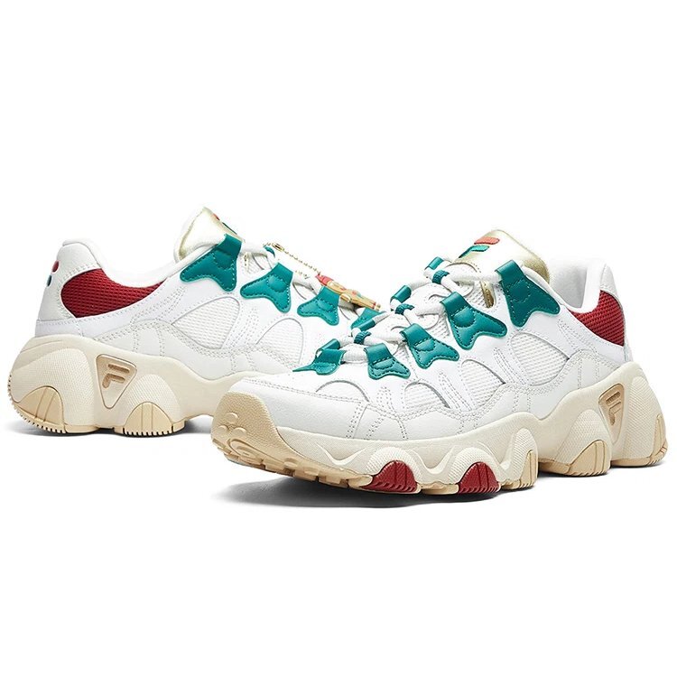 Zapatillas de correr retro Jagger Ginger Man Blanco/Marrón