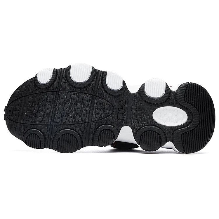 Zapatillas de correr retro Jagger Negro/Naranja