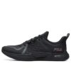 Zapatillas de entrenamiento de caña baja para atletismo, color negro