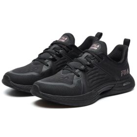 Zapatillas de entrenamiento de caña baja para atletismo, color negro