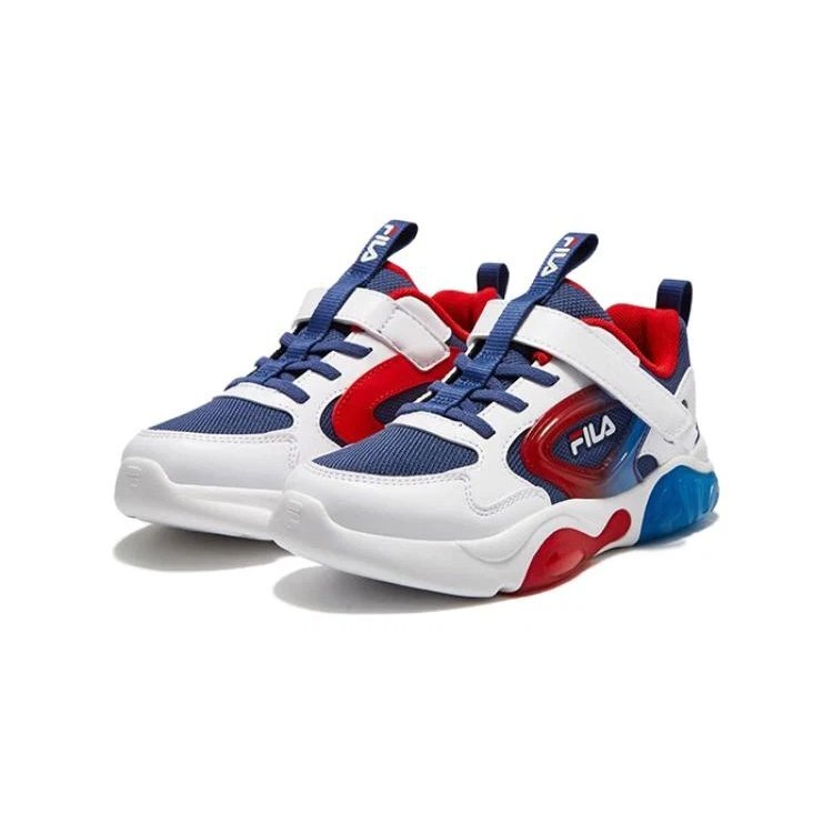 Zapatillas de entrenamiento deportivo «Blanco, Rojo, Azul»