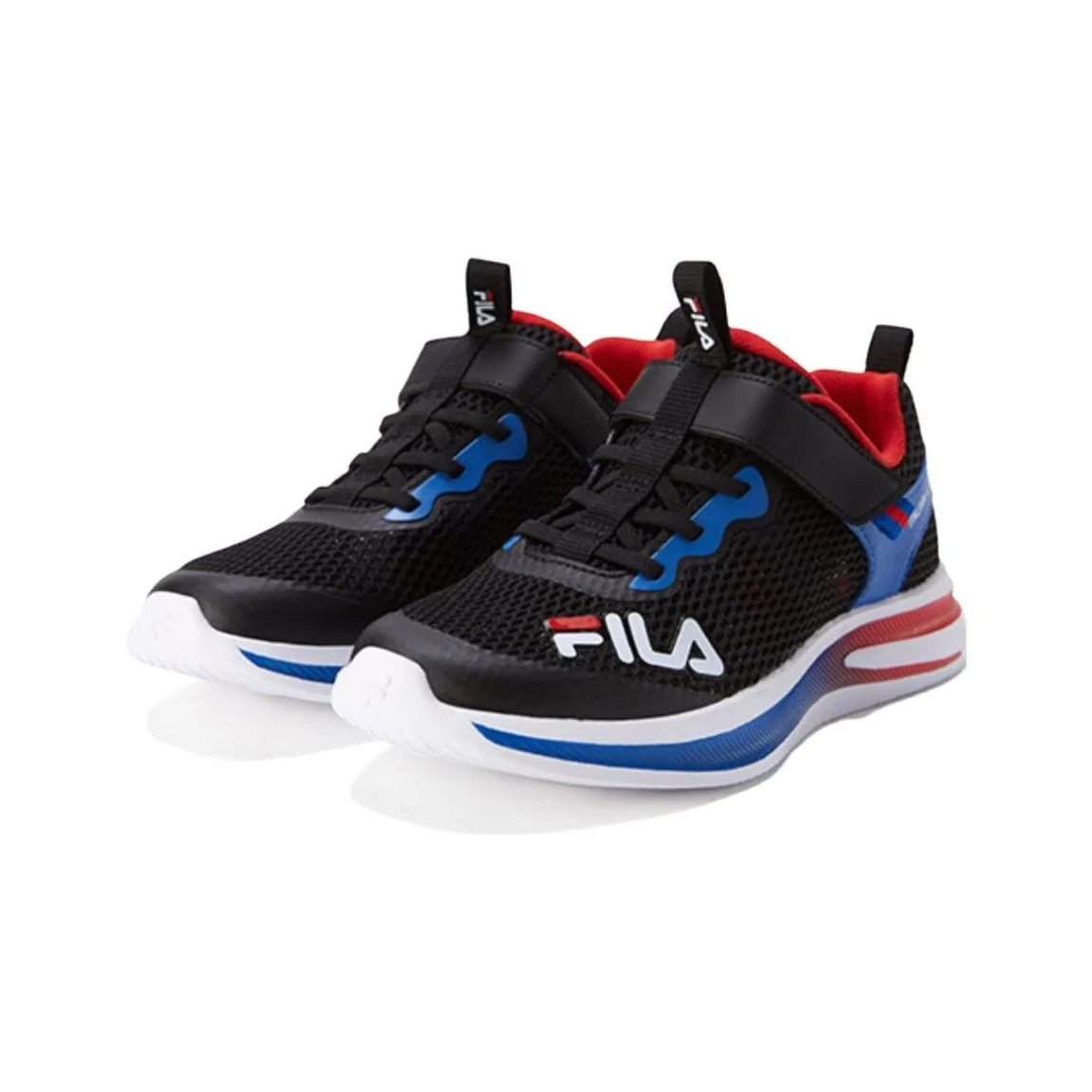 Zapatillas de entrenamiento para correr «Negro, azul y rojo»
