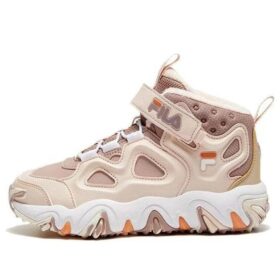 Zapatillas de estilo de vida de caña alta «Rosa-Blanco»