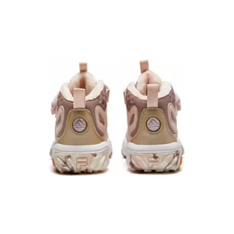 Zapatillas de estilo de vida de caña alta «Rosa-Blanco»