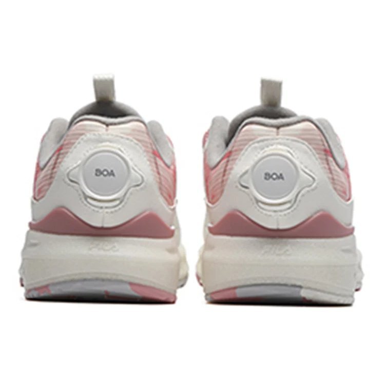 Zapatillas de felpa de caña baja «White Pink»