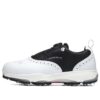 Zapatillas de golf tipo Oxford con clavos «White Black»
