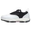 Zapatillas de golf tipo Oxford con clavos «White Black»