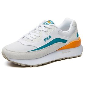 Zapatillas de jogging de caña baja, color gris «Blanco Gris»